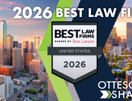 Otteson Shapiro Receives Four National, 10 Regional Rankings in 2026 Best Law Firms®