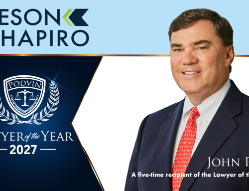 John Podvin Earns Fifth Best Lawyers “Lawyer of the Year” Recognition